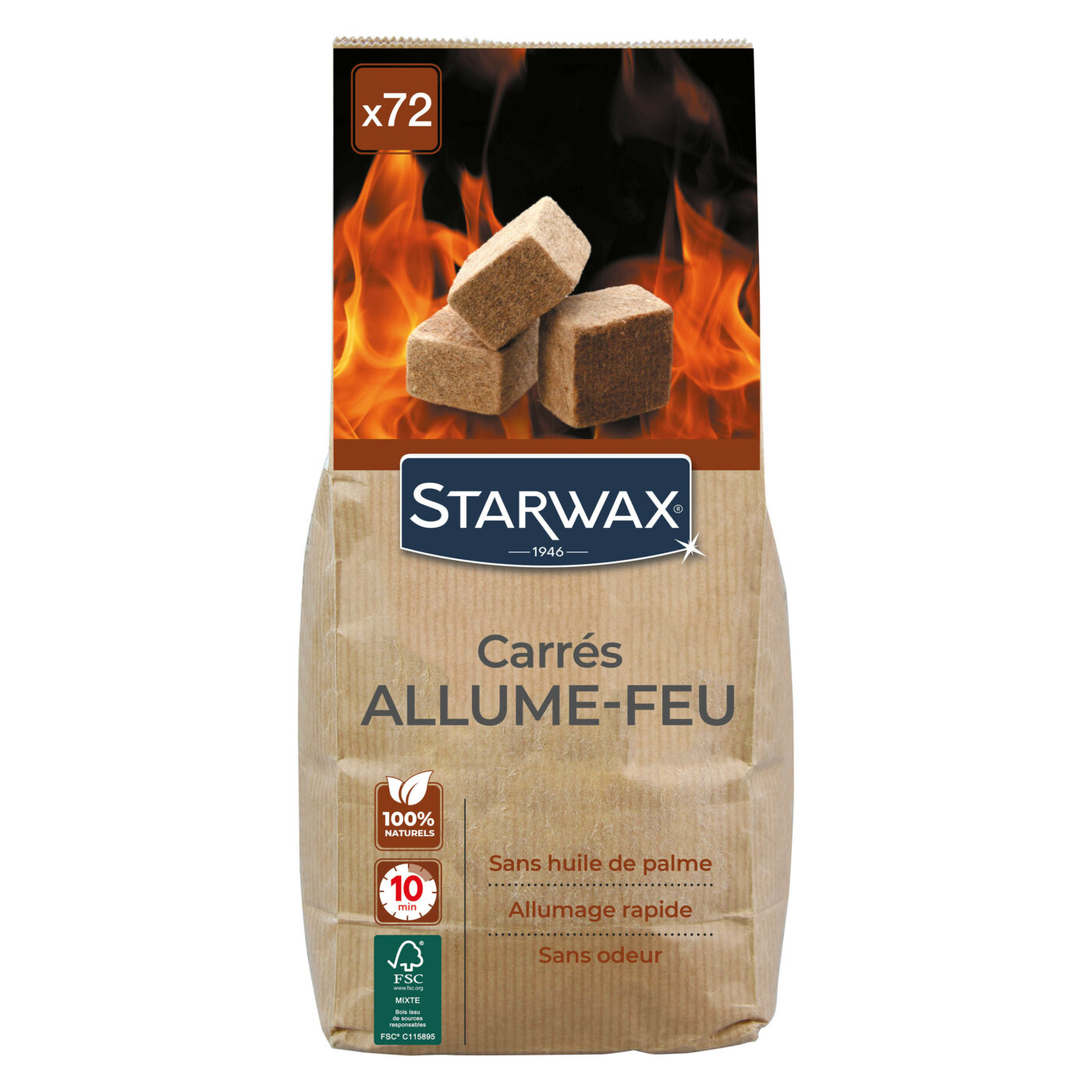 Starwax - Carrés allume-feu