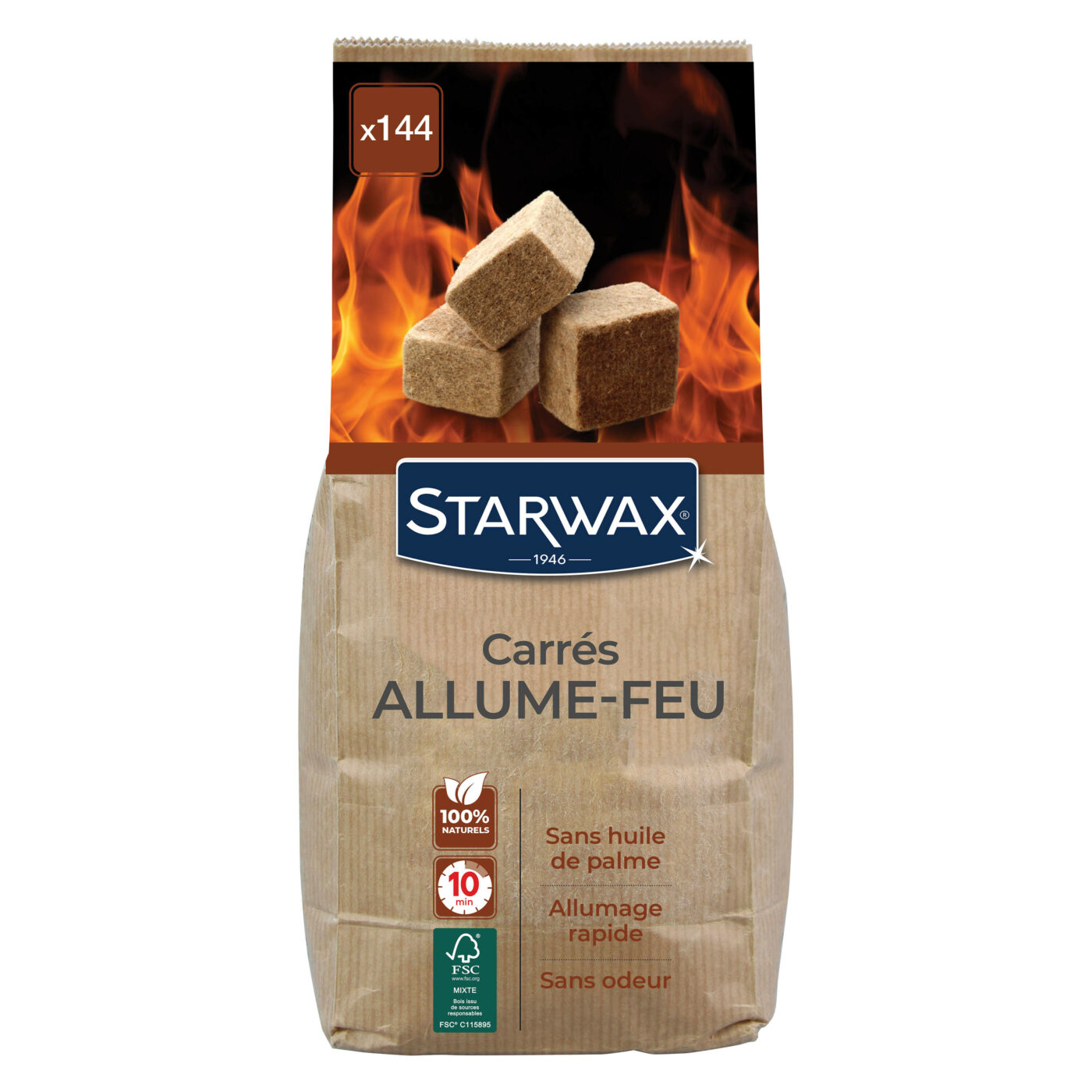 Starwax - Carrés allume-feu