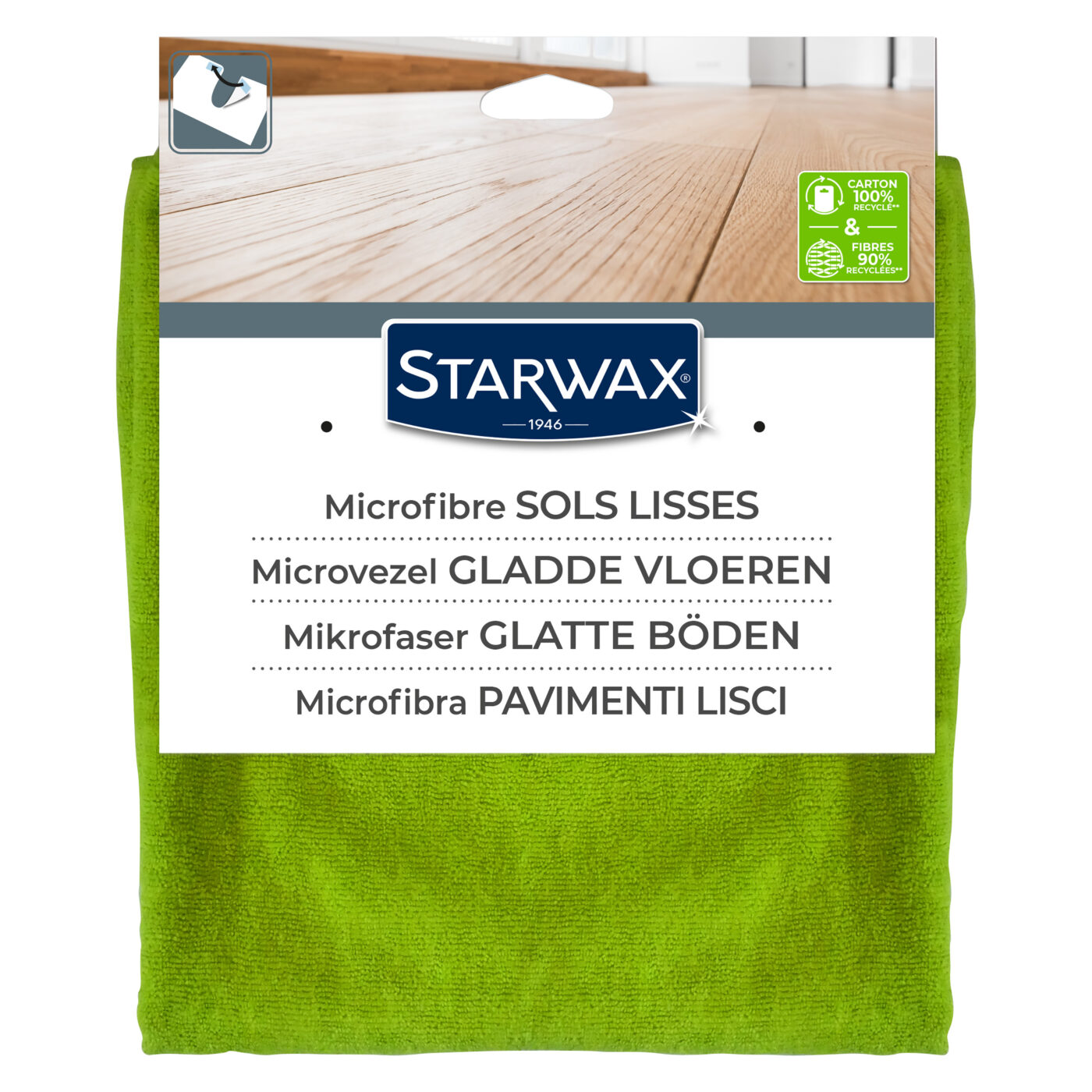 Starwax - Serpillière microfibre pour sols lisses