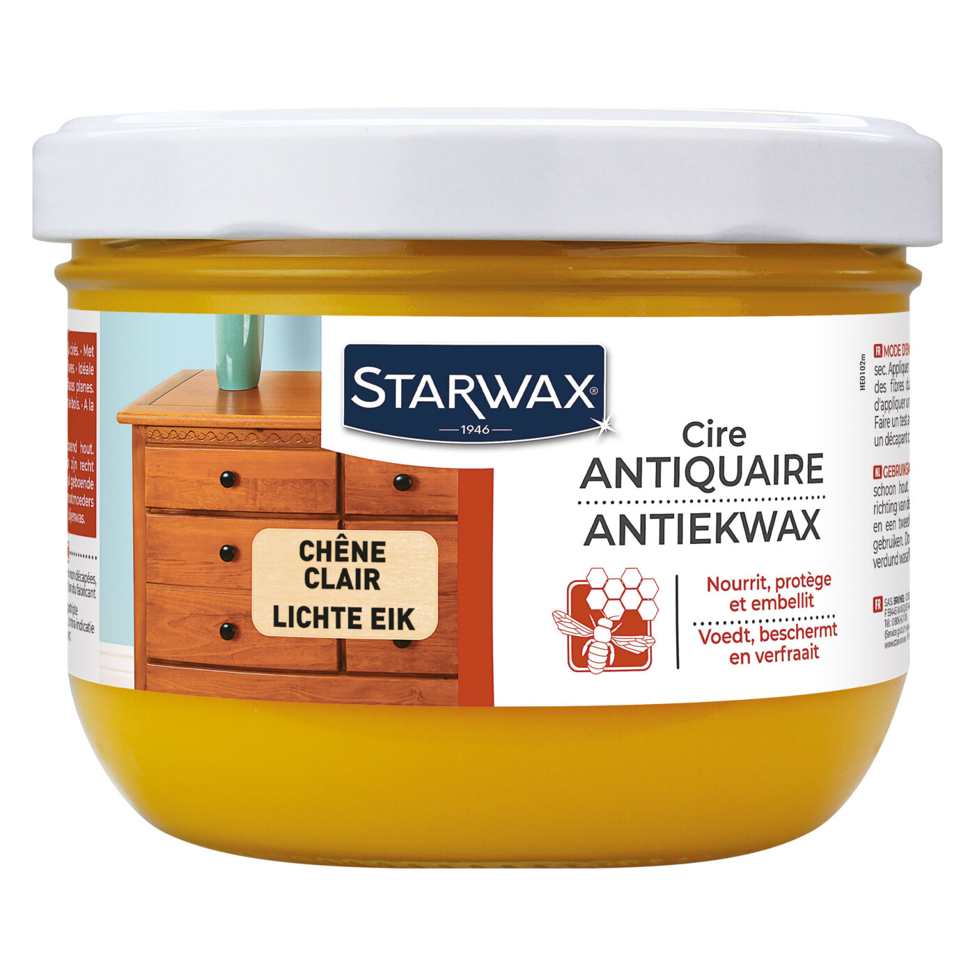 Starwax - Cire antiquaire pâte pour bois cirés