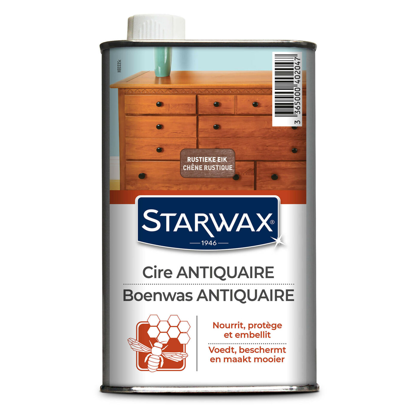 Starwax - Cire antiquaire liquide pour bois cirés